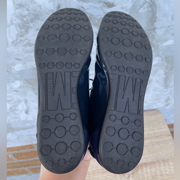 Bikkembergs Navy Patent Leather High Top Sneakers Streetwear size 40/ 9.5 - Picture 6 of 11